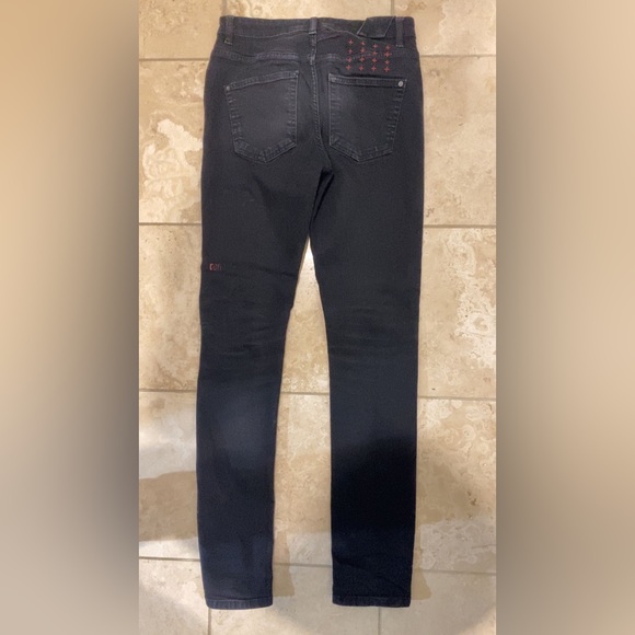 Black Laid Ksubi Chitch Jeans - Picture 5 of 7